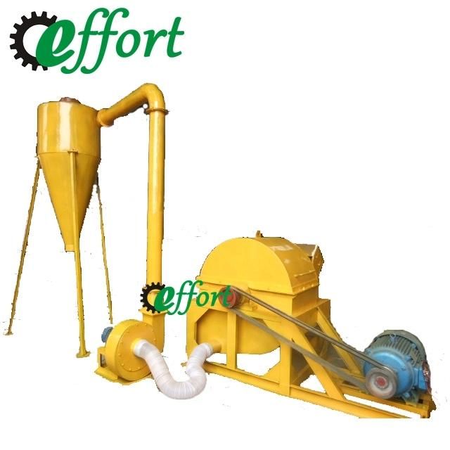 High Efficient Mobile Wood Crusher Sawdust Making Machine