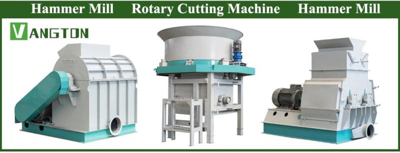 2000-2500kg/H Output Hammer Mill / Wood Sawdust Making Machine