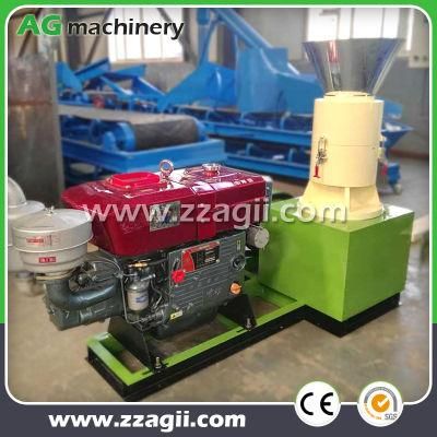 Small Model Diesel Engine Pellet Press Machine for Wood Sawdust