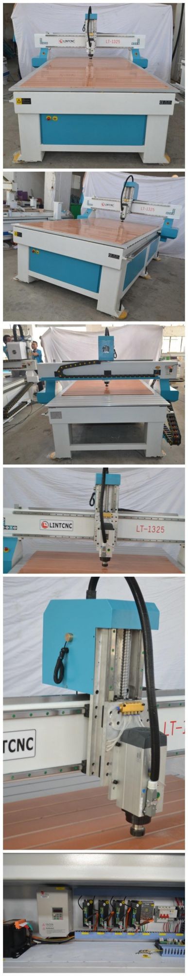 China Machinery 3kw 4.5kw 1325 3D Wood CNC Router with Ce