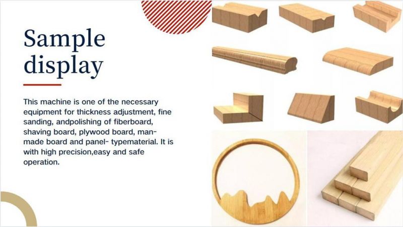 Woodworking Machinery MDF Cabinet Wood Brush Polish Sander Machine