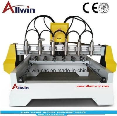 Furniture Desk Chair Sofa Legs Carving 3D Router Machine Woodworking CNC Multi Heads Rotary CNC 4 Axis Router