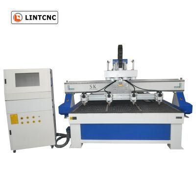 Three Head Spindle 3.0kw Water Cooling 2030 2040 Woodworking CNC Router for Engraving Milling