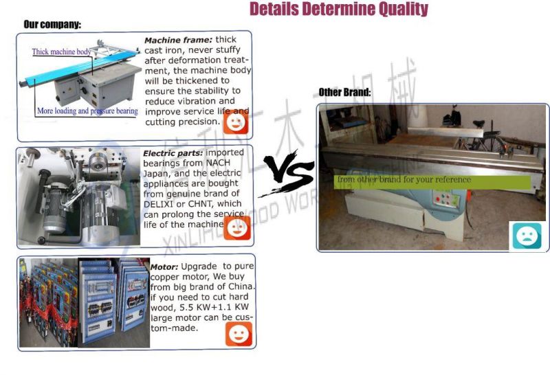 Numerical Controlled Panel Saw Machine with Touch Screen Easy Operation/ Sierra Circular De Mesa Timber Processing Machine Saw with Roller Rail Sliding Table