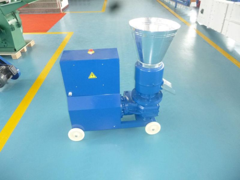 Roller Moving Mkl225 Rice Husk Pellet Machine