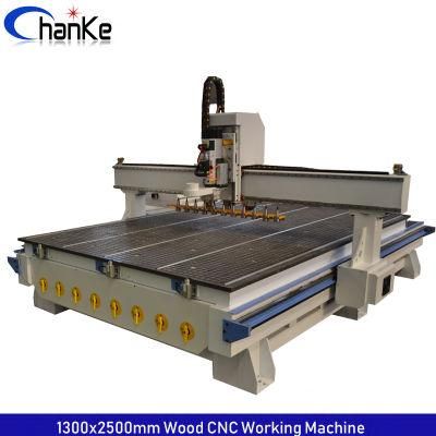 4 Axis Solid Wood Door Liner Atc CNC Router Machine Ck1325