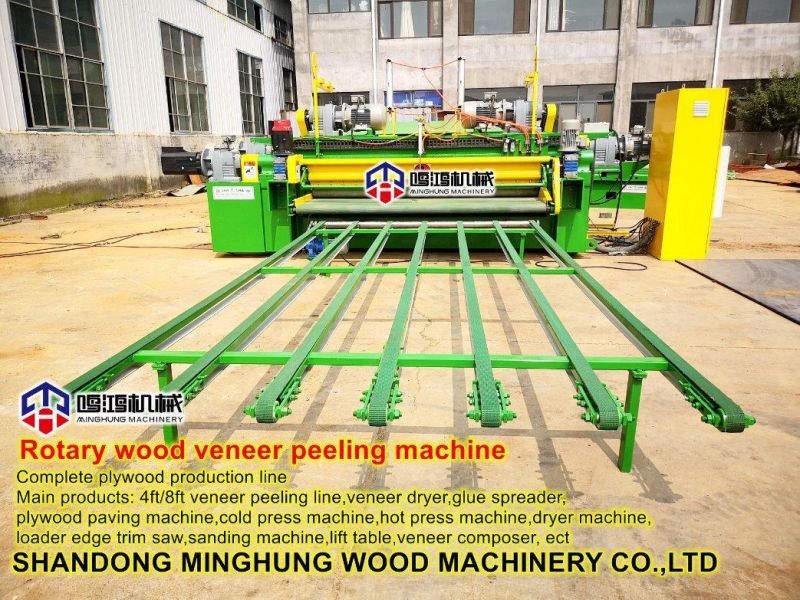 Heavy Duty Woodworking Spindleless Veneer Rotary Peeling Lathe Machine