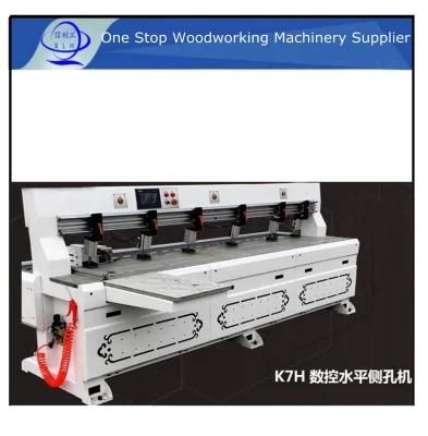 Side Hole Wood Furniture Punching Laser Drilling Machine/ Woodworking CNC Side Hole Puncher