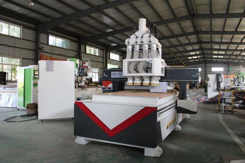 CNC Wood Router Atc Machine for Wood Industry 9kw Spindle+12tools MDF Furniture Making Machine Coordinate Boring Machine