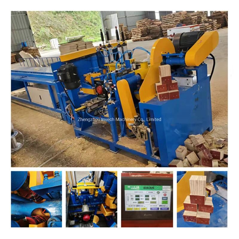 Automatic Multylayer Plywood Pallet Block Machine for Pallet Legs