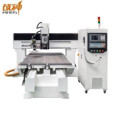9kw CNC Router Machine with Circular Tools Change for Wood Furniture Making