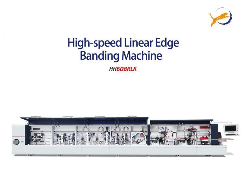 HH608RLK Straight Edge Banding Machine Made In China Factory Manufacture Supplier Woodworking Machinery Homag Kn95 Mask Edge Banding Machine