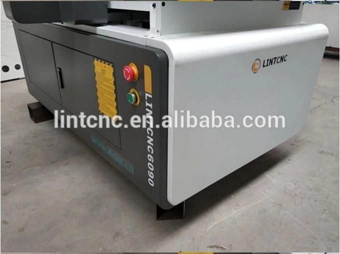 Desktop Mini 6060 CNC Router 4 Axis / 2.2kw CNC Machine for Aluminum/ Copper