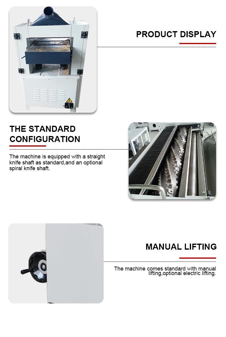 ZICAR high quality 24′′ thicknesser machine industrial industrial wood thickness planer