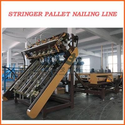 American Stringer Wood Pallet Making Machine From China