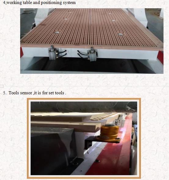 Pneumatic Tool Change CNC Router Machine for Furniture