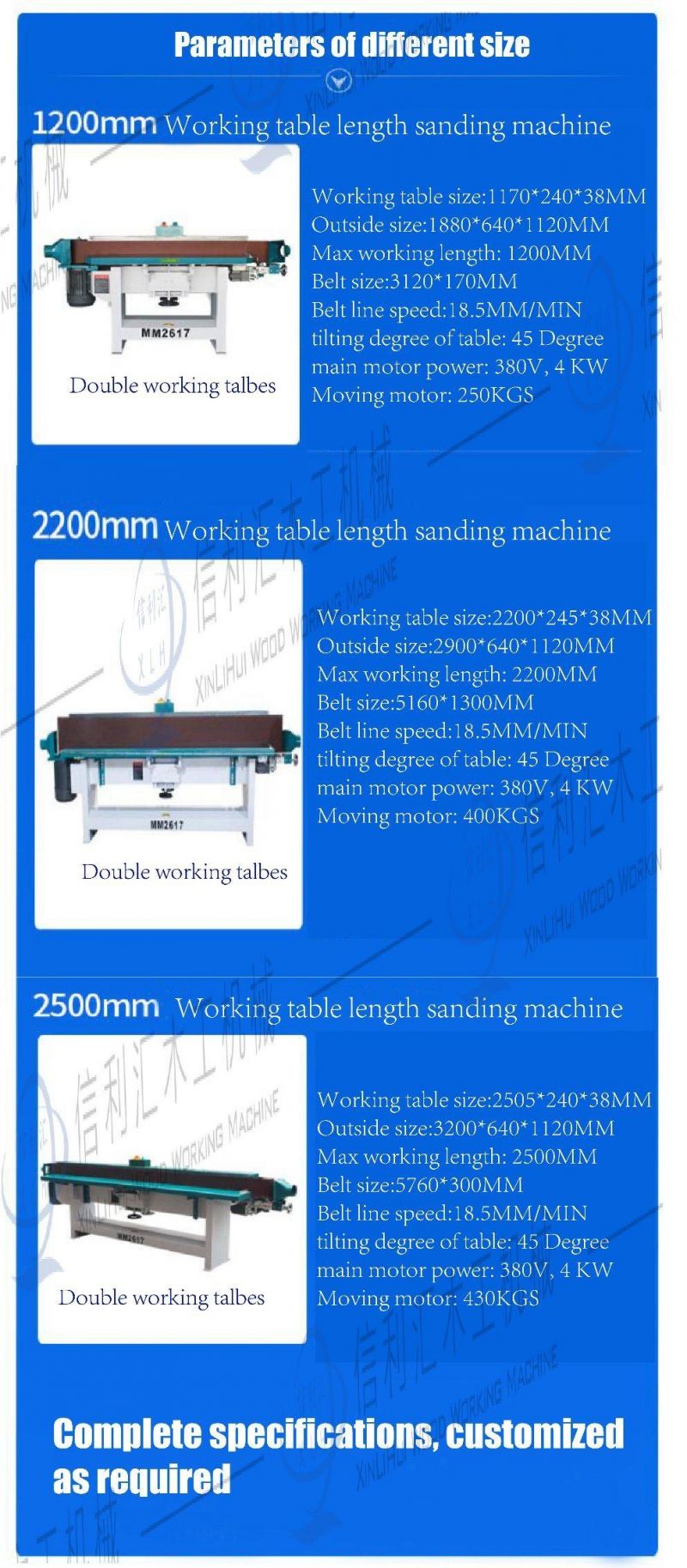 Woodworking Bamboo Sander Polisher/ Manual Sanding Three Belt Burring Polisher Sander for Furniture Bar Grinding, Carpenters Tools Paring- off