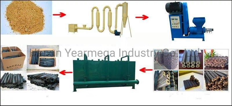 Long Service Life Wood Sawdust Briquette Extruder Machine for Biomass Fuel