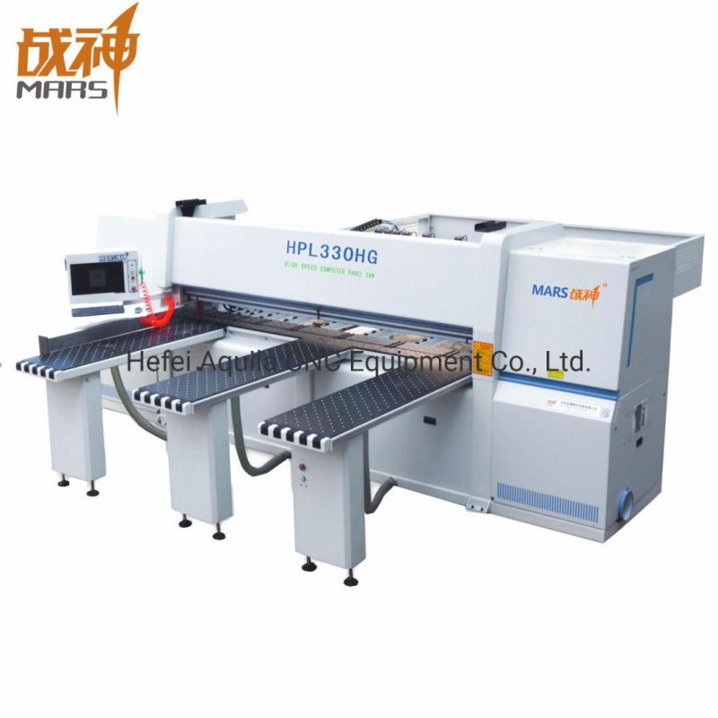 Mars HPL330hg Electronic Wood Block Multi Layer Superimposed Smooth Cutting Saw Wood Panel Saws Table Machine