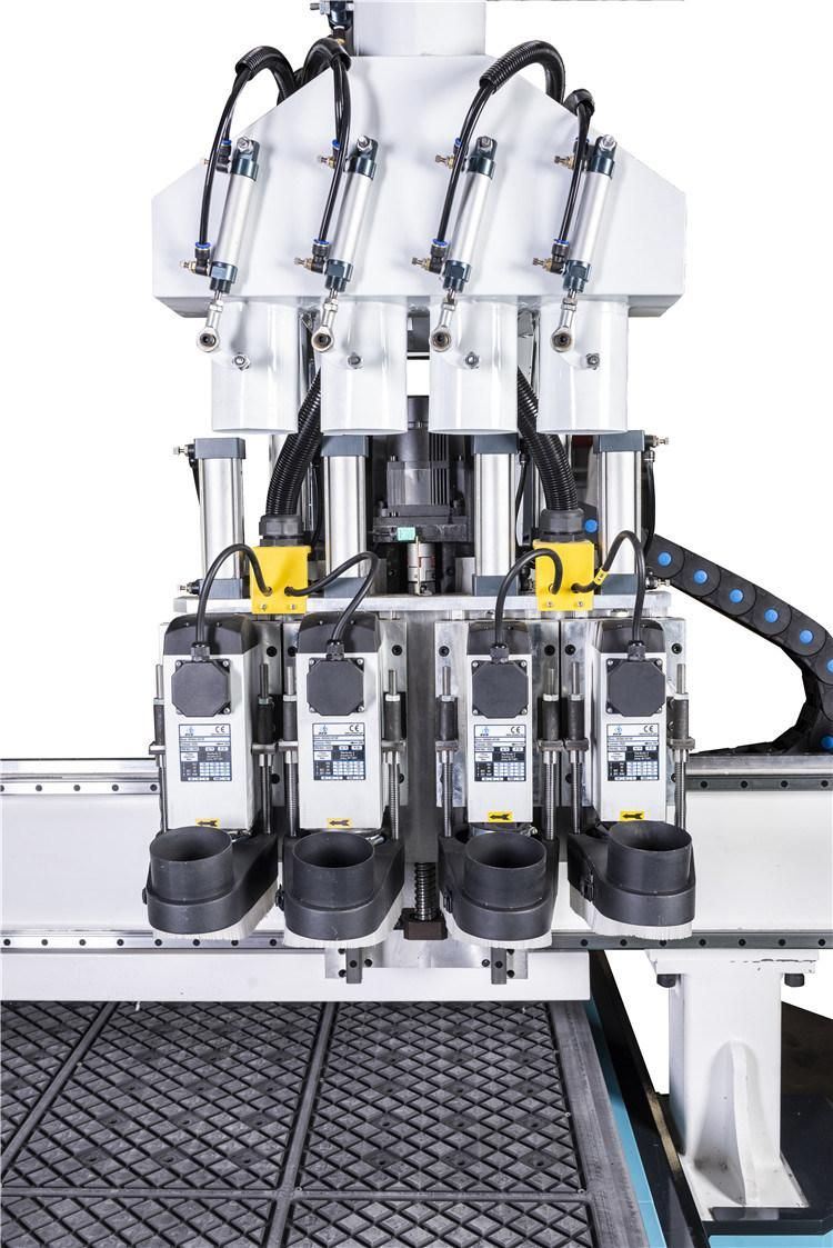 Woodworking Atc CNC Router Machine with 4 Processing Heads