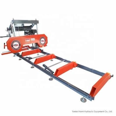 400V 50Hz 3phase Electric Wood Portable Band Sawmill for Woodcutting