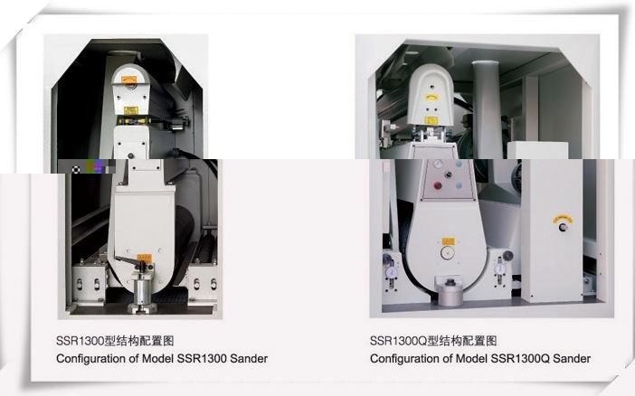 Double-Sides 4 Heads Wide Belt Sander Machine for Making Plywood/Particle Board