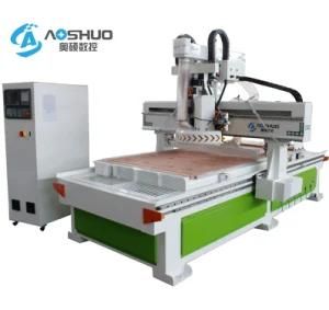 1325/1530/2040 Woodworking CNC Machine 9kw Automatic Tool Changer Spindle Atc with Loading and Unloading