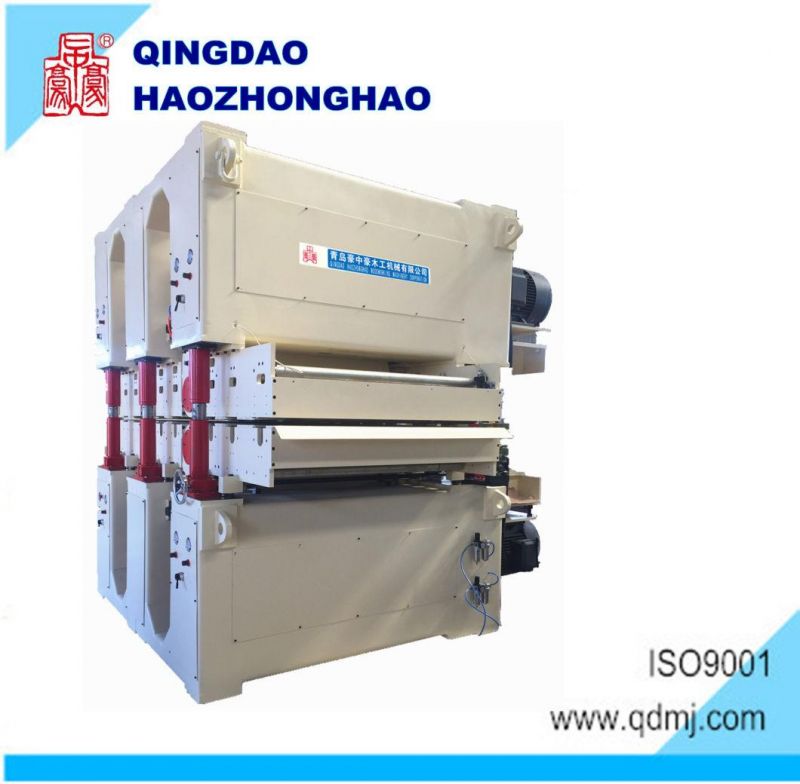 Woodworking Machinery Plywood Partical Board Solid Wood Panel Double Sides Calibrating Wide Belt Sanding Machine