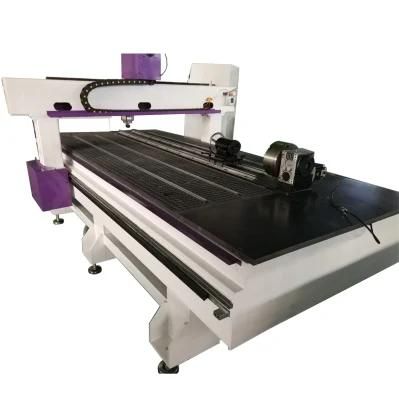 Jinan Woodworking Engraving Machine 1325 / 4axis CNC Router / Vacuum Table CNC Cutting Machine