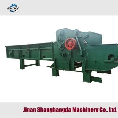 Wood Chipper Tree Root Crusher With20tons Machine Weight, 15-25tph Capacity, 6PCS Blades