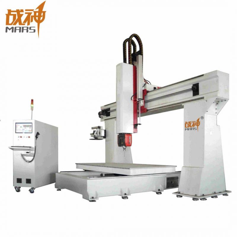 Mars Hgs12 Five Axis Wooden Door CNC Router Machine