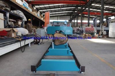 Wood Log Portable Bandsaw Sawmill with Electric Motor