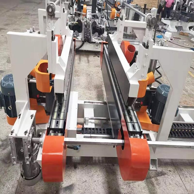 Woodworking Automatic Double End Tenoner Wood Floor Making Machine