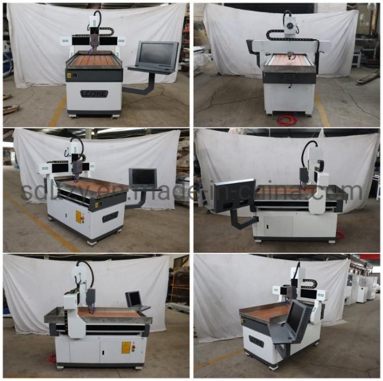 Soft-Metal Wood Cutting Engraving Mini Machine CNC Router 6090 1212