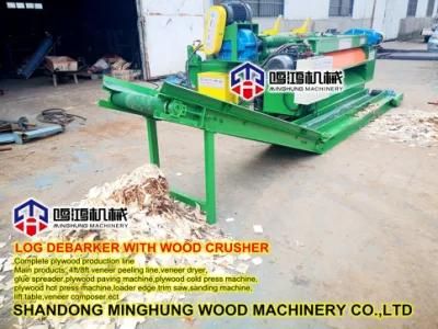 Wood Tree Debarker for Veneer Making Industry