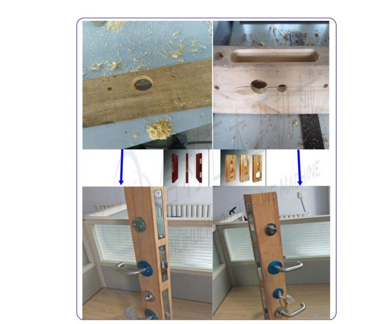 Wooden Doors Mortising Machine Window Frame Wood Tools / Wood Mortising Machine for Keyhole