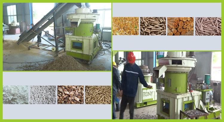 Tony High-Efficiency and Good Service Rubber Wood Sawdust Pellet Pressing Machine Wood Pellet Mill Biomass Pelletizing Machine Chips Pellet Machine Tyj850-II