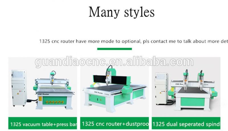 Woodworking Wood CNC Router Machine 1325 Price
