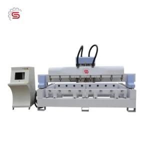 Ce Certificated Woodworking Machine Ki3012-8s 4 Axis CNC Router