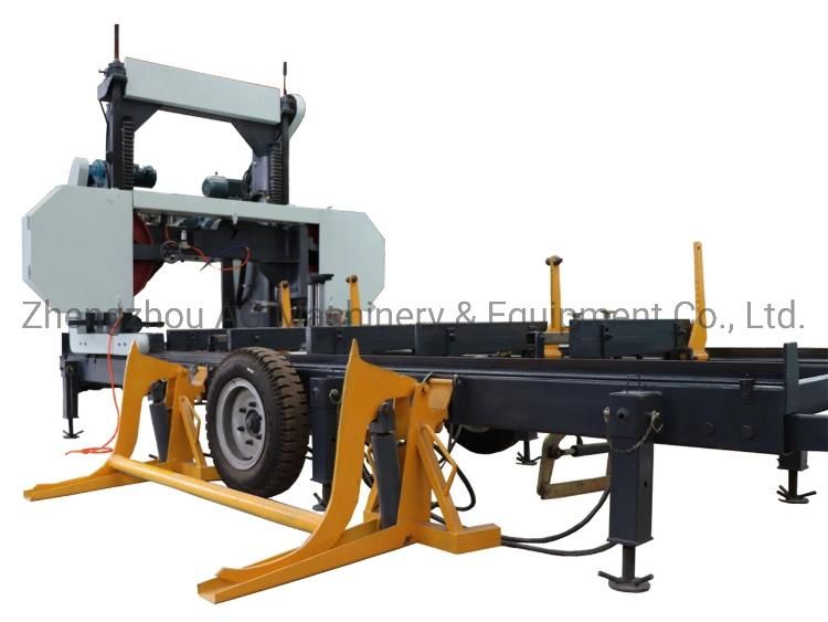 Automatic Timber Wood Cutting Electric Band Sawmill Machine