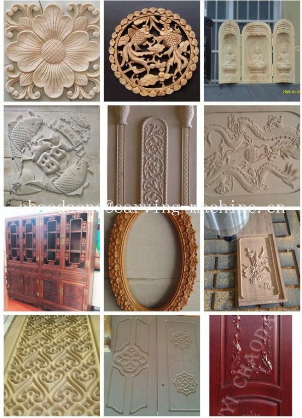 Cheap 3 Axis CNC Solid Wood Carving Machine Router Price