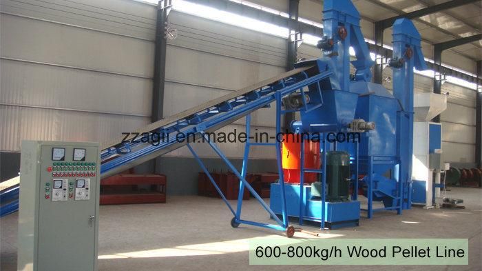 500kg 1000kg Biomass Agricultural Straw Pellet Production Wheat Straw Pellet Mill