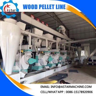 China Supplier 0.5-10t/H Complete Wood Pellet Production Plant Sawdust Wood Pellet Production Line