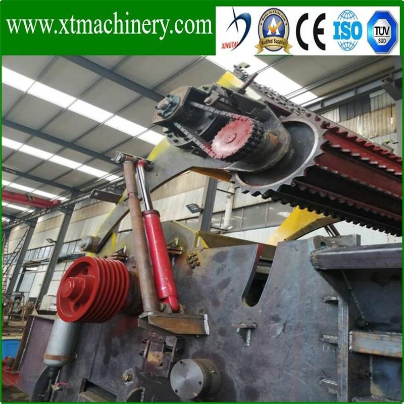 Bunch Material Feeding, Large Output Chipper Crusher for Waste Wood
