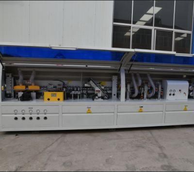 Automatic Edge Banding Machine Including Corner Trimming Fine Trimming