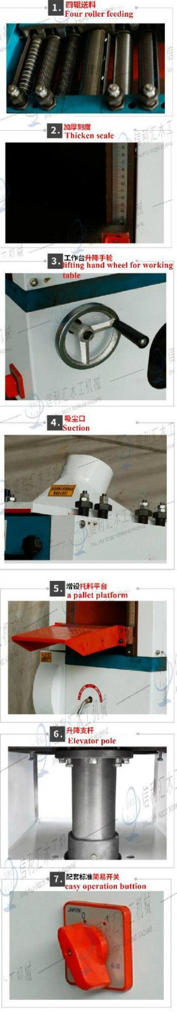 and Maximum Lenght 8000mm. Guangzhou Planer Surfacer and Thickness Machine Woodworking Planners, Woodworking Xinlihui Planners, Woodworking Planer,