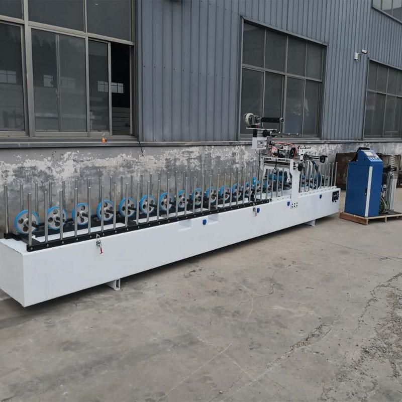 Bxw350c Adjusting Width Hot Melt Glue Laminating Profile Wrapping Machine