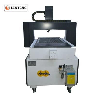 Aluminum Sheet Cutter Portable CNC Router 6090 3kw with Mach3 Control System