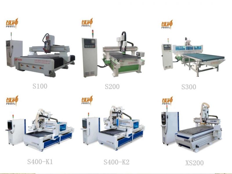 Mars CNC Wood Router Machine with Four Heads for Wooden Door and Panel Furniture