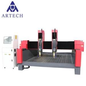 Fast Speed CNC Router for Stone 2 Heads Plane Engraving Machine